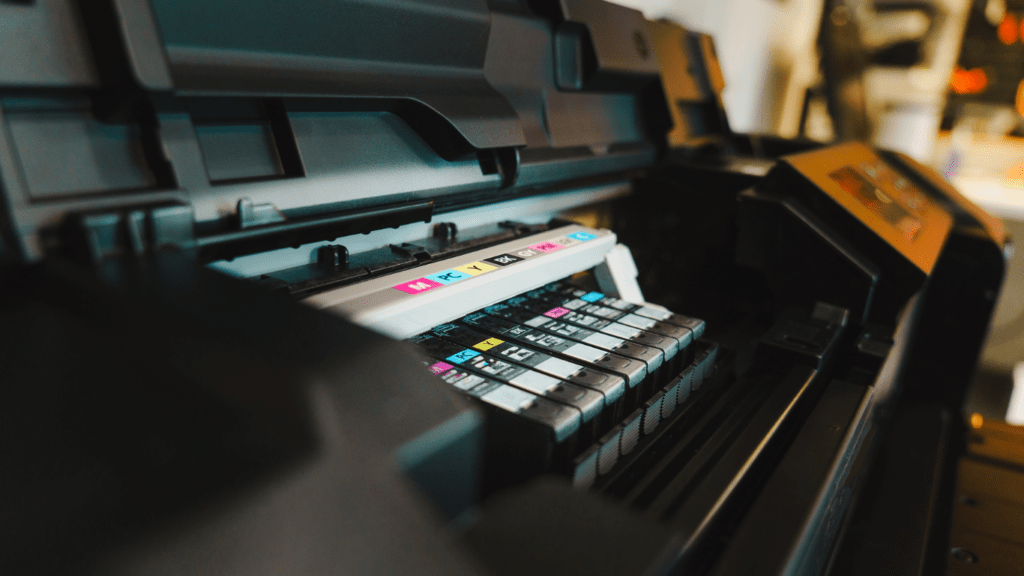 a printer in office