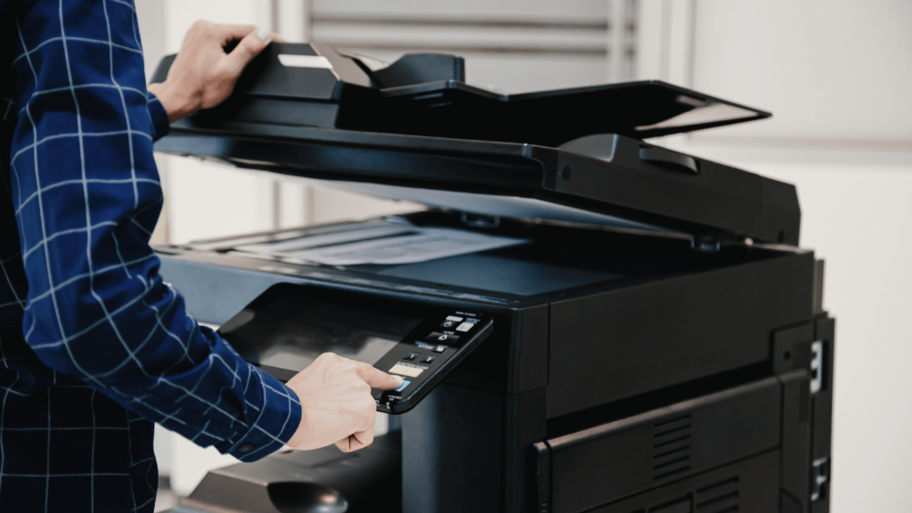 a printer in office