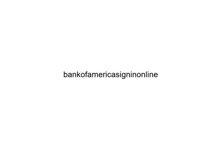 bankofamericasigninonline