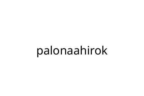 palonaahirok