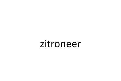 zitroneer