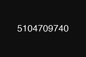 5104709740