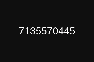 7135570445
